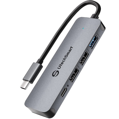 USB C Ethernet HUB UCN3273(6 in 1)