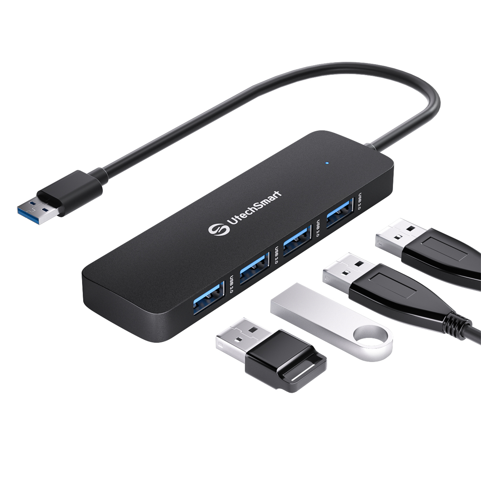 Adaptador USB C Hub MacBook - UtechSmart 7 en 2 MacBook Pro/Air Accessories  Adaptador multipuerto con puerto Thunderbolt 3, 100W PD 4K @30Hz, 40Gbps